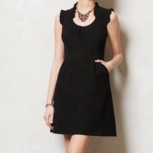 •Anthropologie• Tabitha Ruffle Sleeve Knit Dress